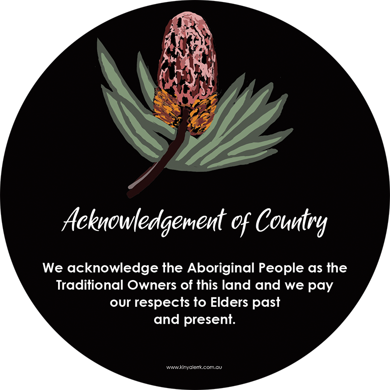 Banksia Acknowledgement of Country Plaque