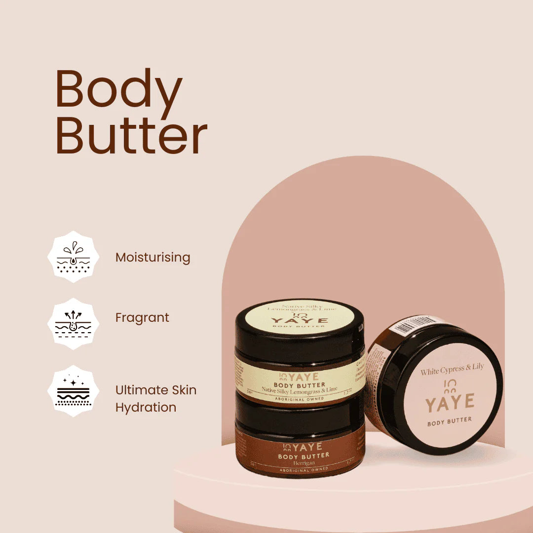
                  
                    Yaye Body Butter – White Cypress & Lily | Soothing Hydration & Floral Calm
                  
                