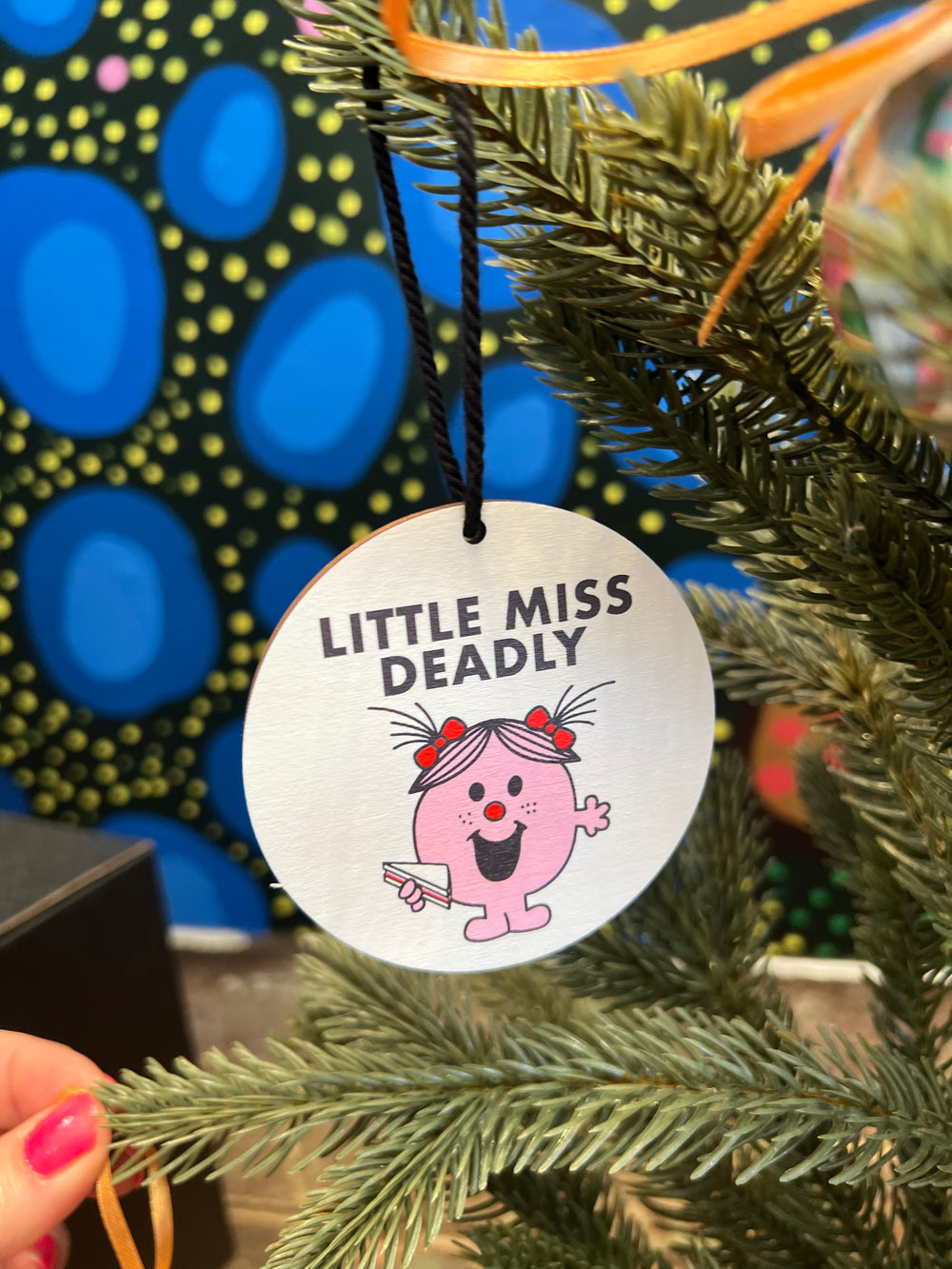 Gammin Threads Little Miss Deadly Christmas Decoration