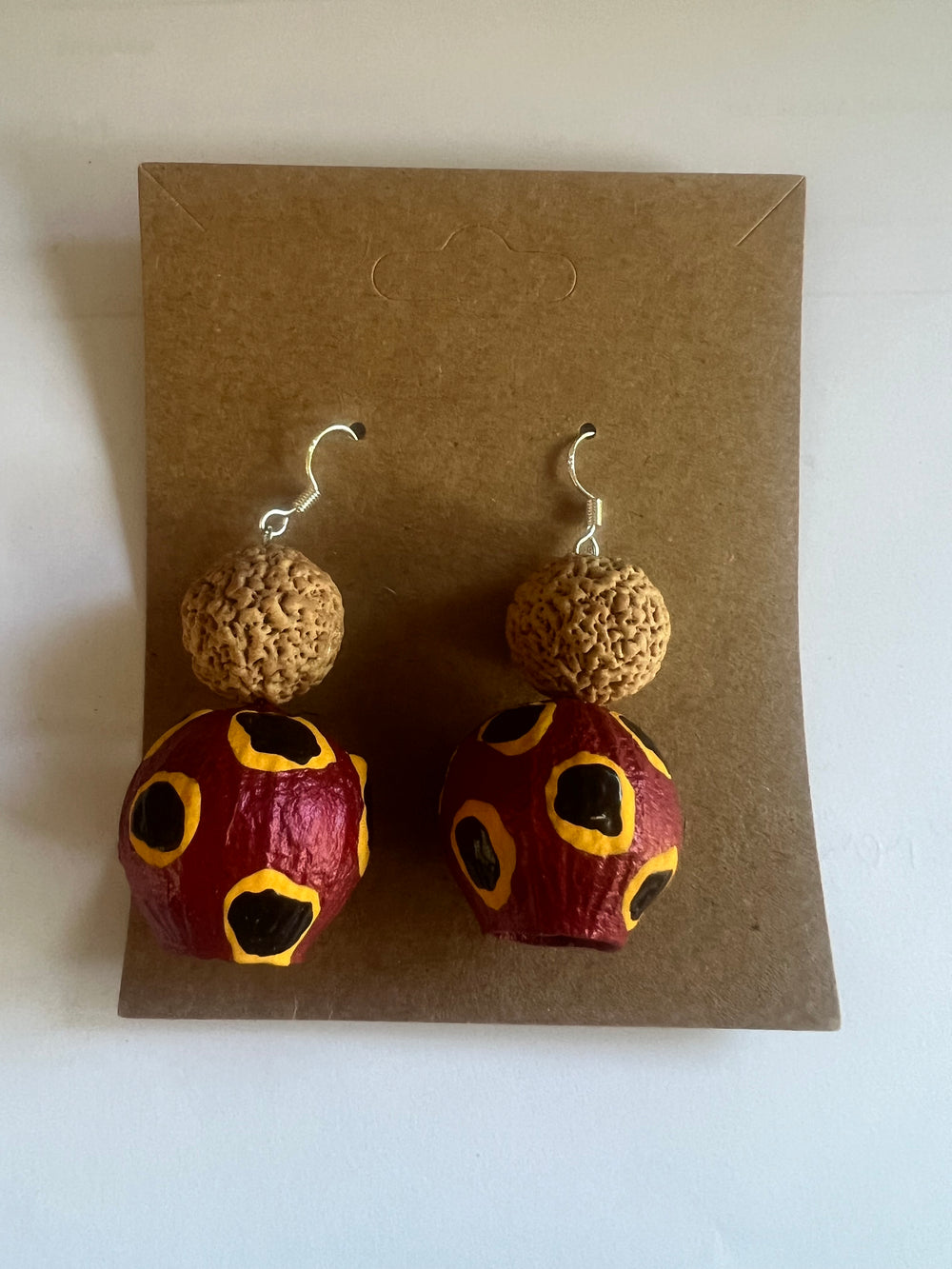 Wiimpatja Nhuungku Designs Gum Nut& Quandong Earrings
