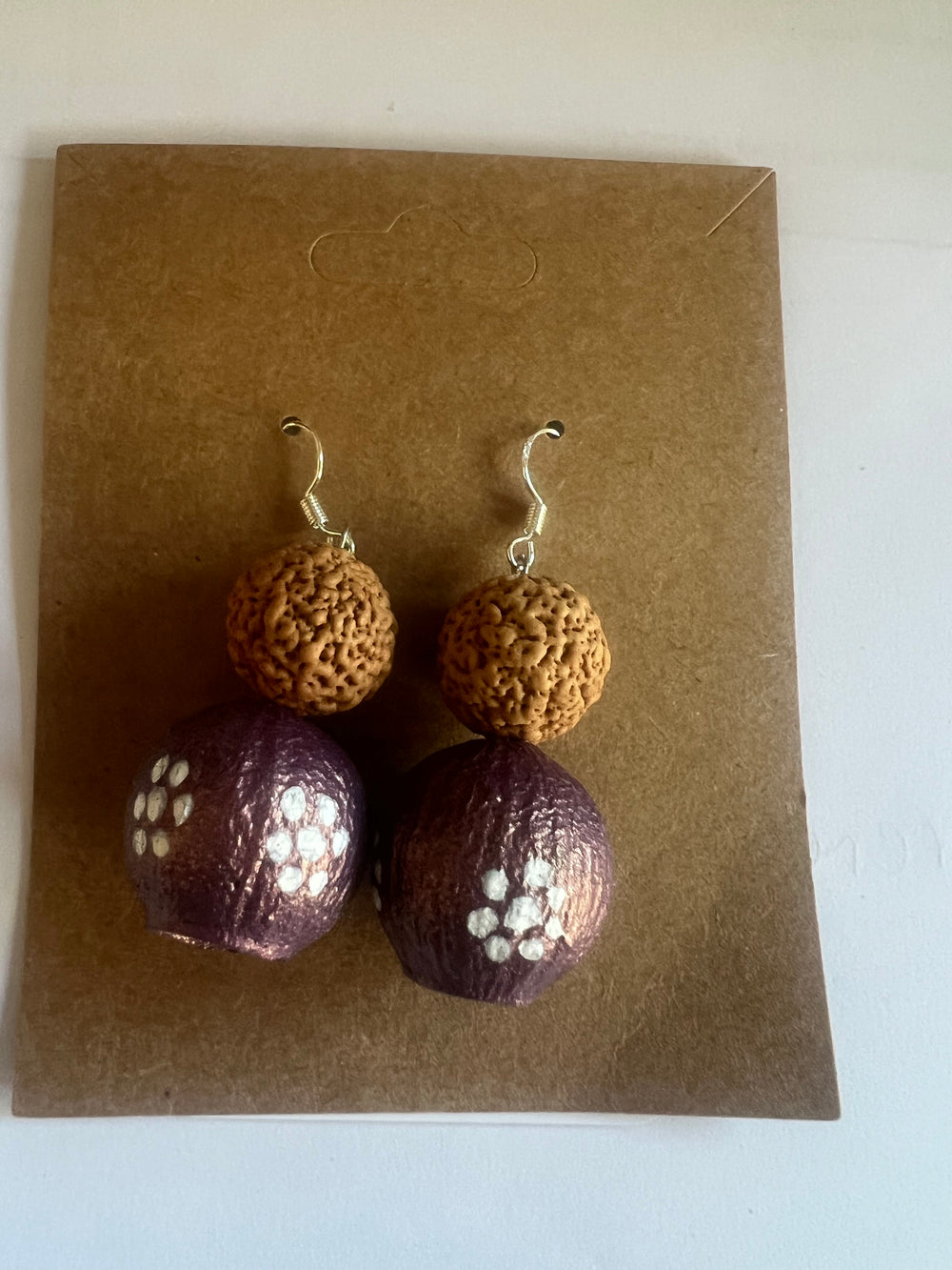 Wiimpatja Nhuungku Designs Gum Nut& Quandong Earrings