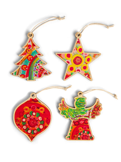 Aboriginal The Gift 4Pack Christmas Decorations (Copy)