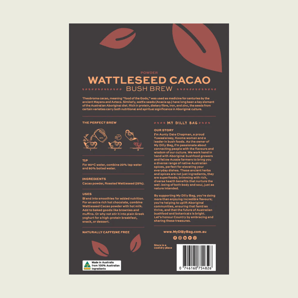 
                  
                    My Dilly Bag Wattleseed Cacao - 80g
                  
                