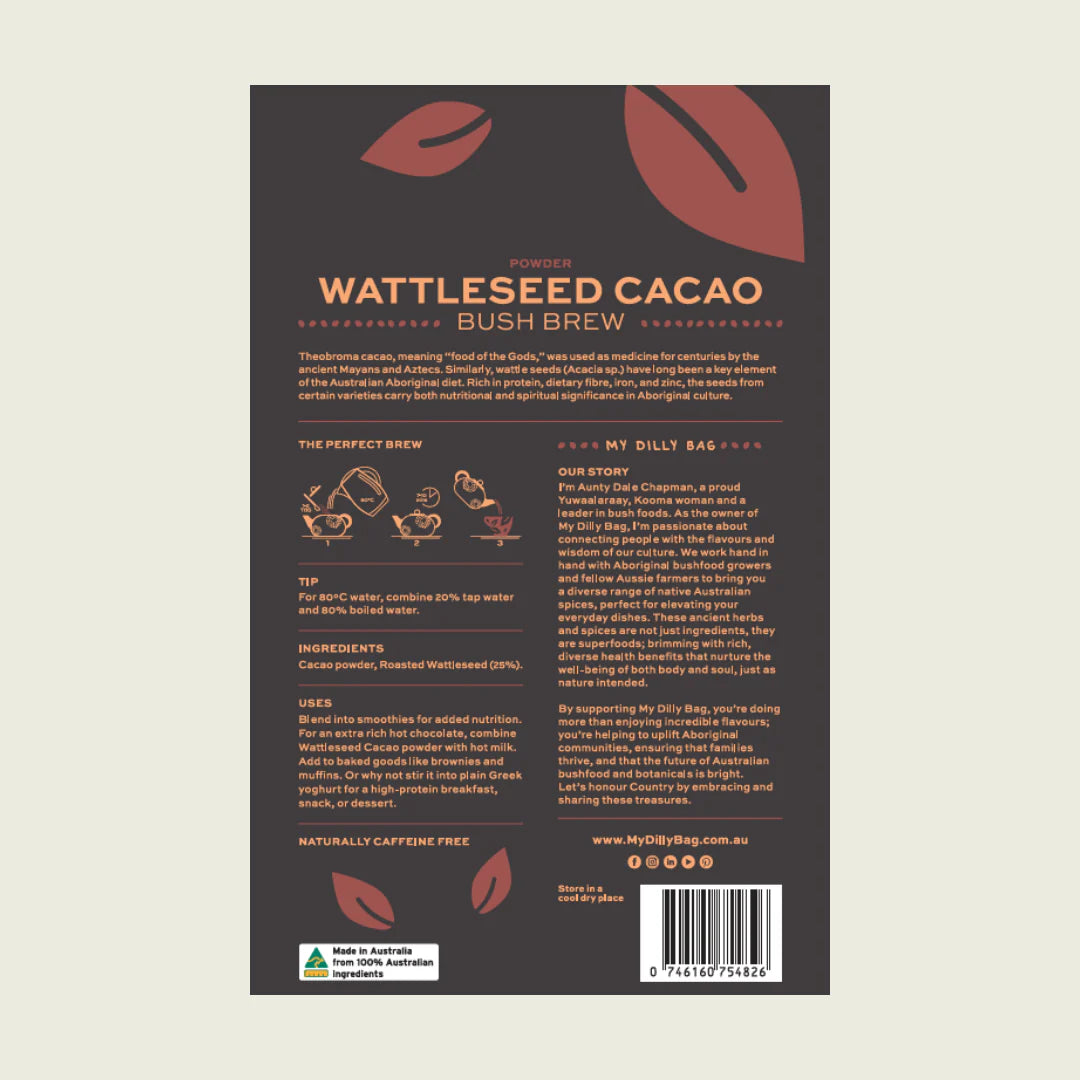 
                  
                    My Dilly Bag Wattleseed Cacao - 80g
                  
                
