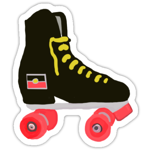 Koorie Roller Skate Sticker