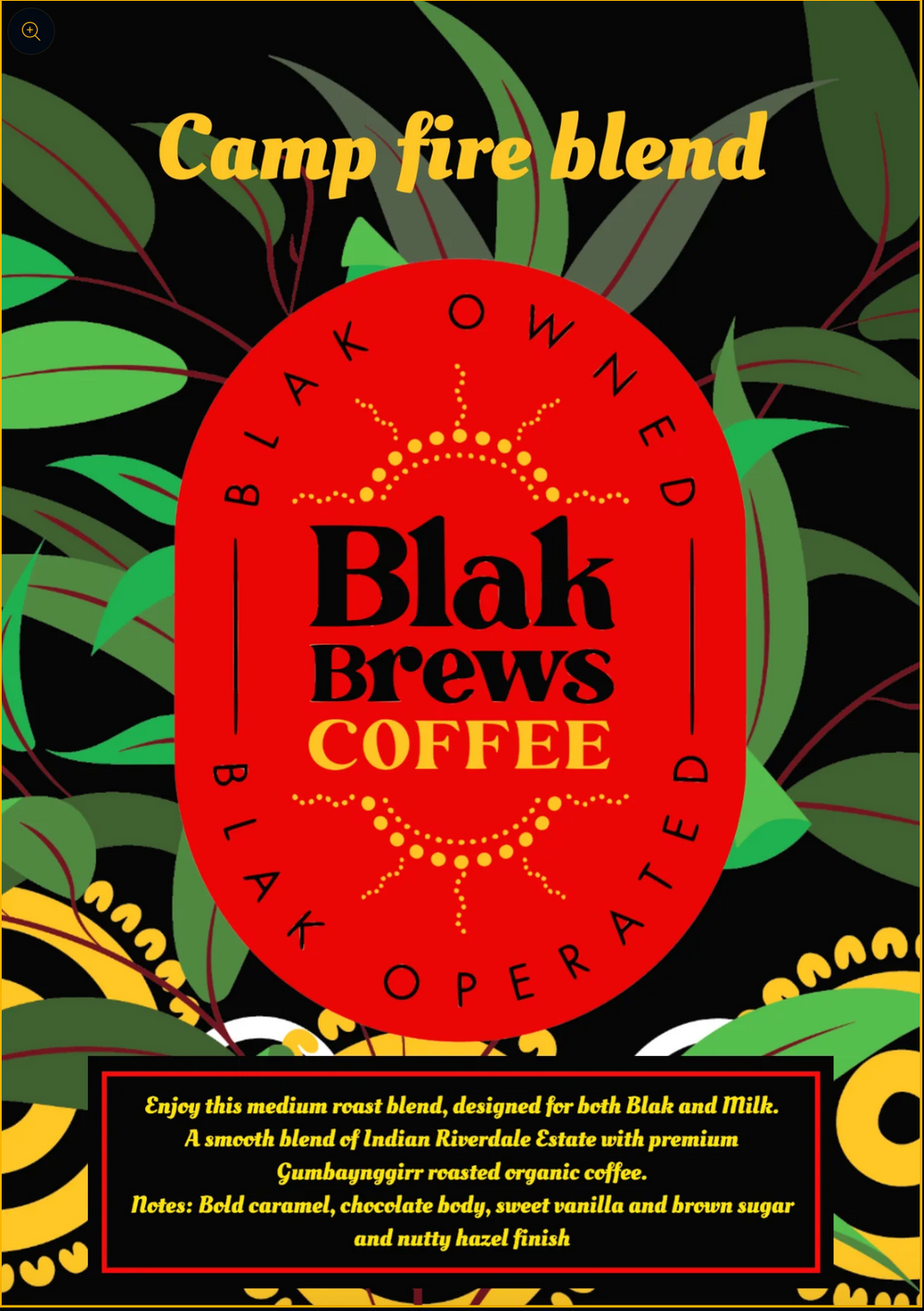 Blak Brews Coffee - Campfire Blend 5oog
