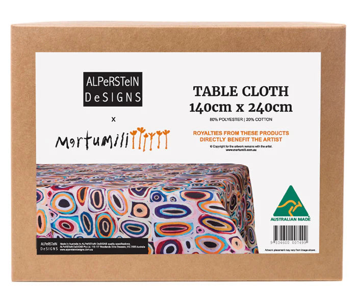 Alperstein Table Cloth - Gladys Kuru Bidu Artist
