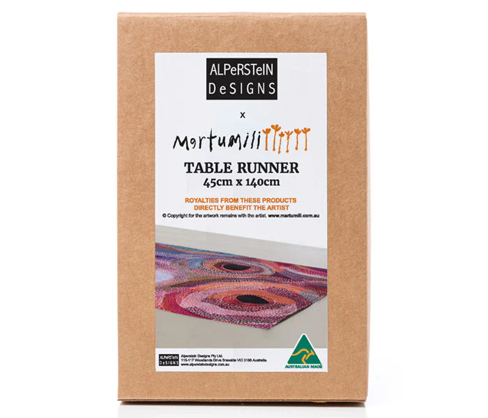 Alperstein Warlukurlangu Artists Table Runner - Marianne Burton (Artist)