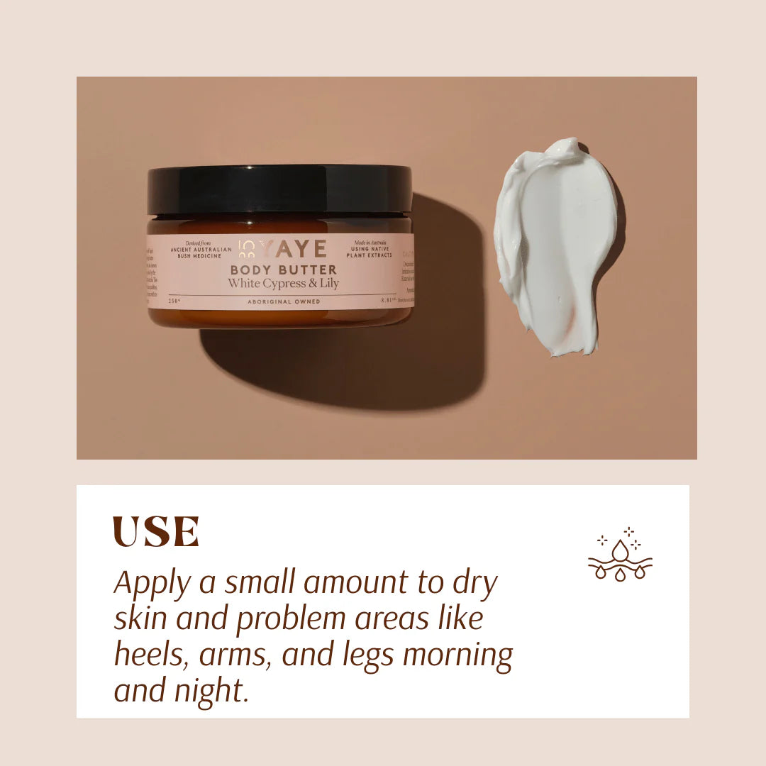 
                  
                    Yaye Body Butter – White Cypress & Lily | Soothing Hydration & Floral Calm
                  
                
