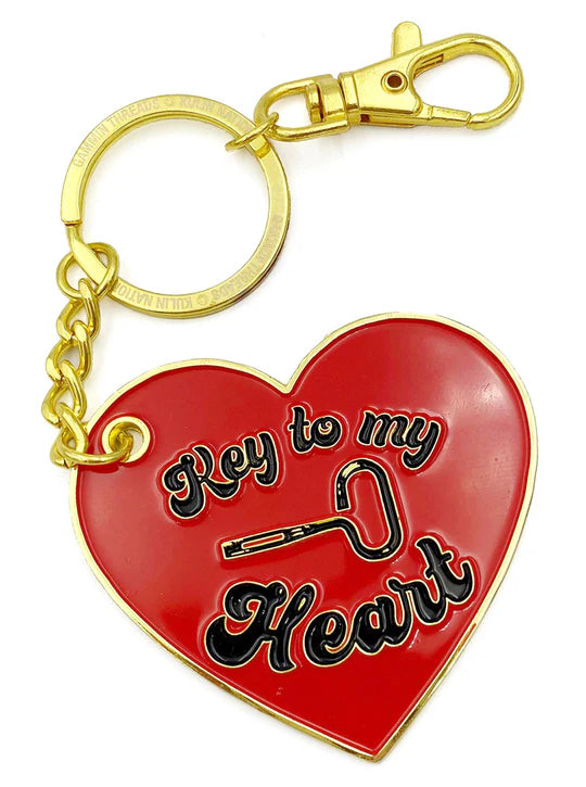 Gammin Threads Key To My Heart Keyring