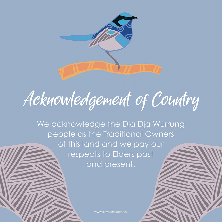 
                  
                    Blue Wren Acknowledgement of Country Plaque
                  
                