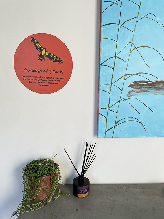 Banksia Acknowledgement of Country Wall Decal Kinya Lerrk