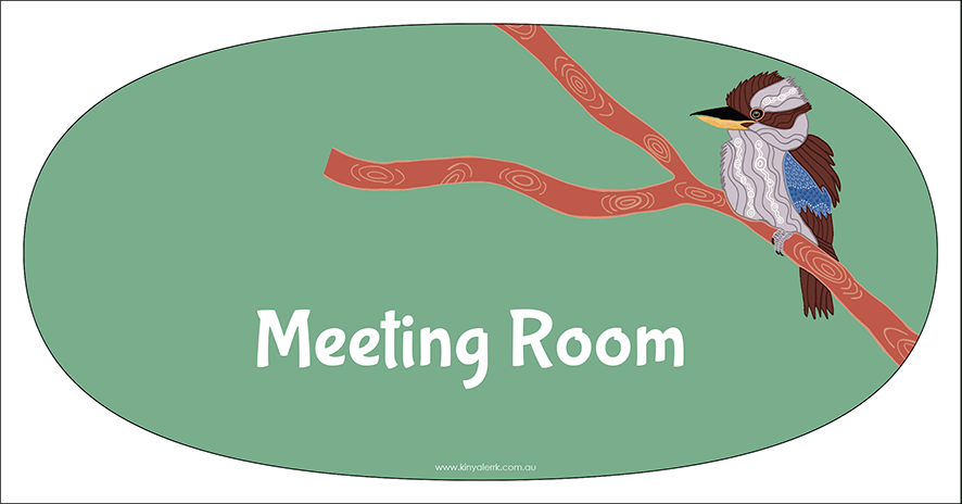 Kookaburra Room Name Plaque