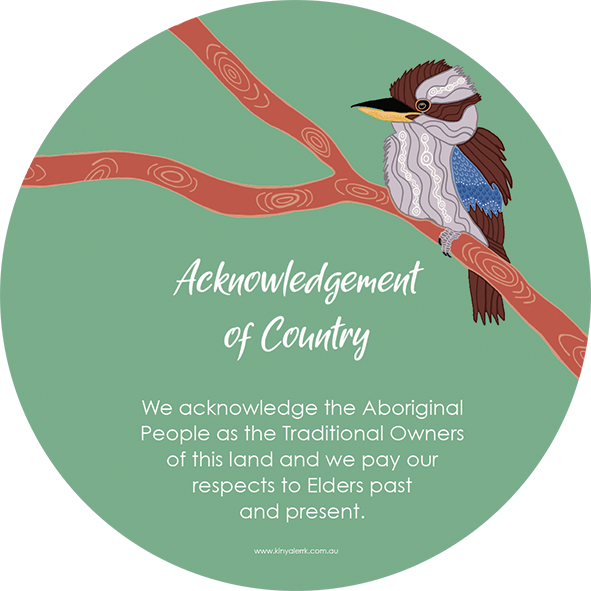 
                  
                    Kookaburra Acknowledgement of Country Plaque
                  
                