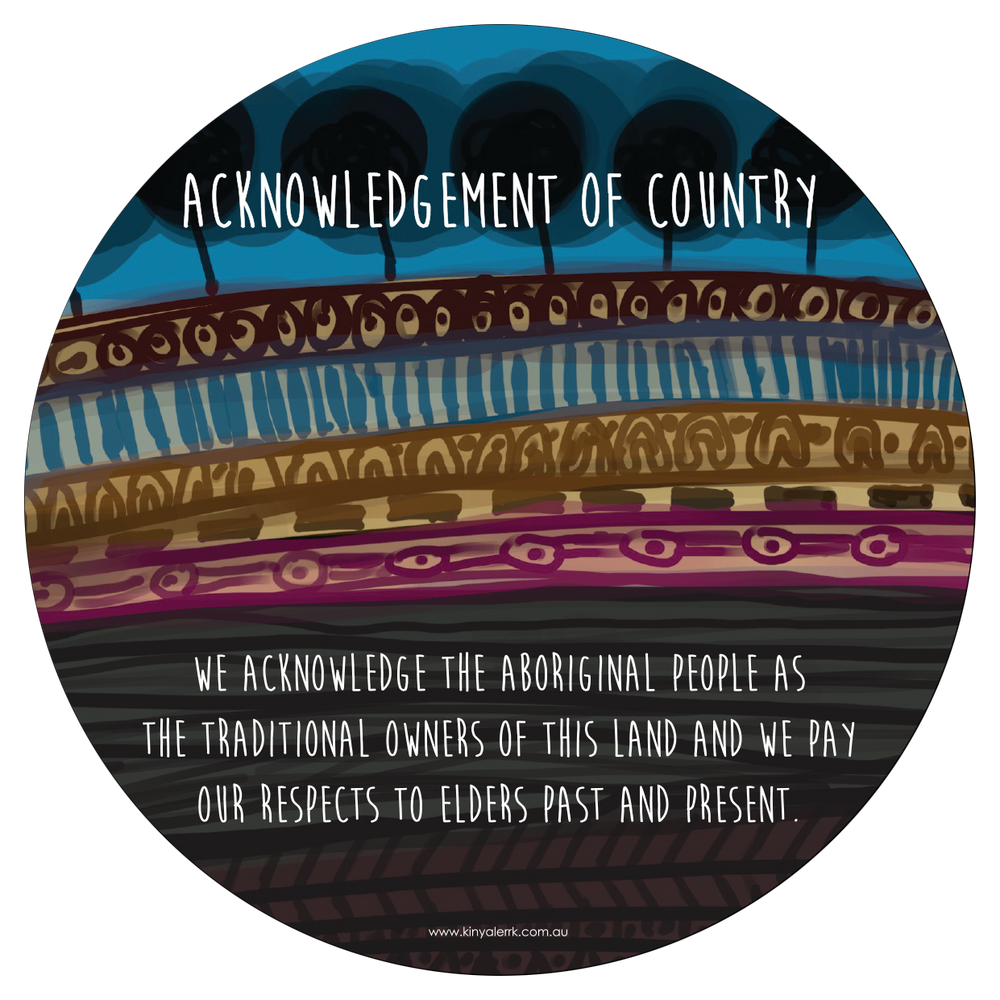 Layers of Country Acknowledgement of Country Plaque