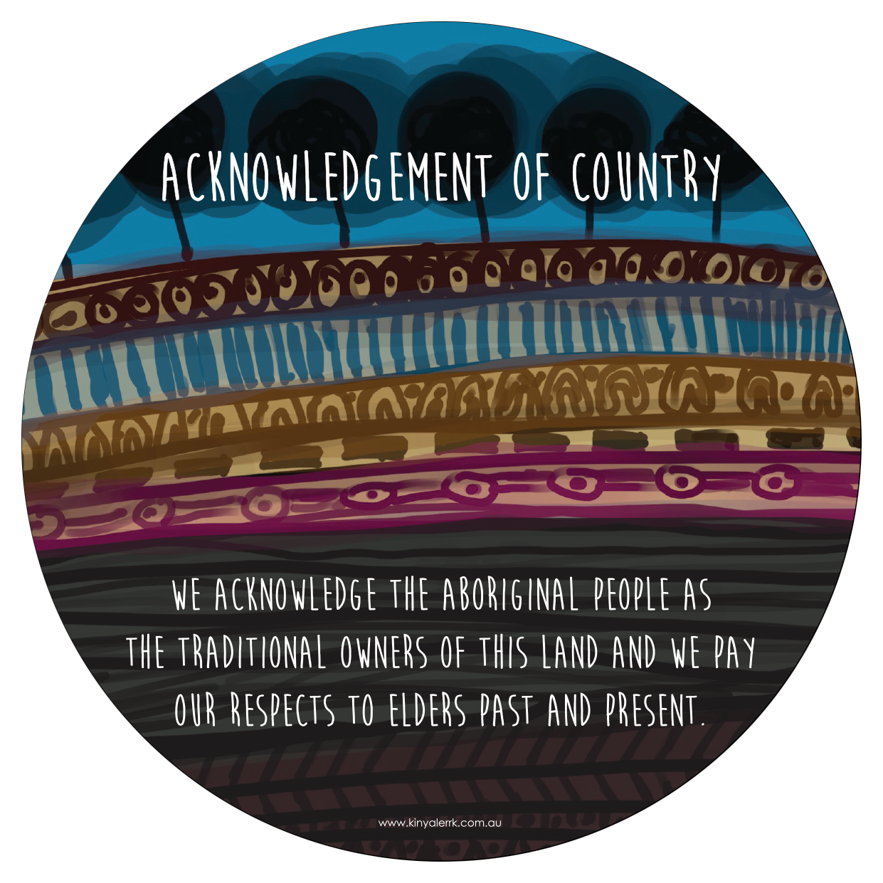 
                  
                    Layers of Country Acknowledgement of Country Plaque
                  
                