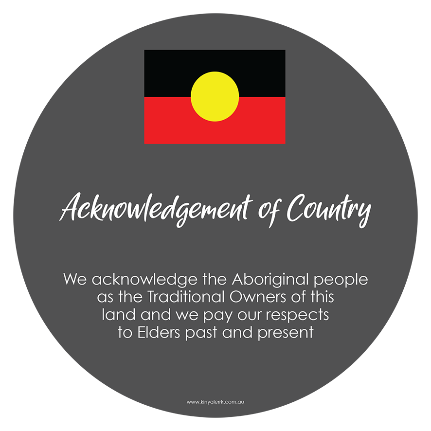 
                  
                    Aboriginal Flag Acknowledgement of Country Plaque
                  
                
