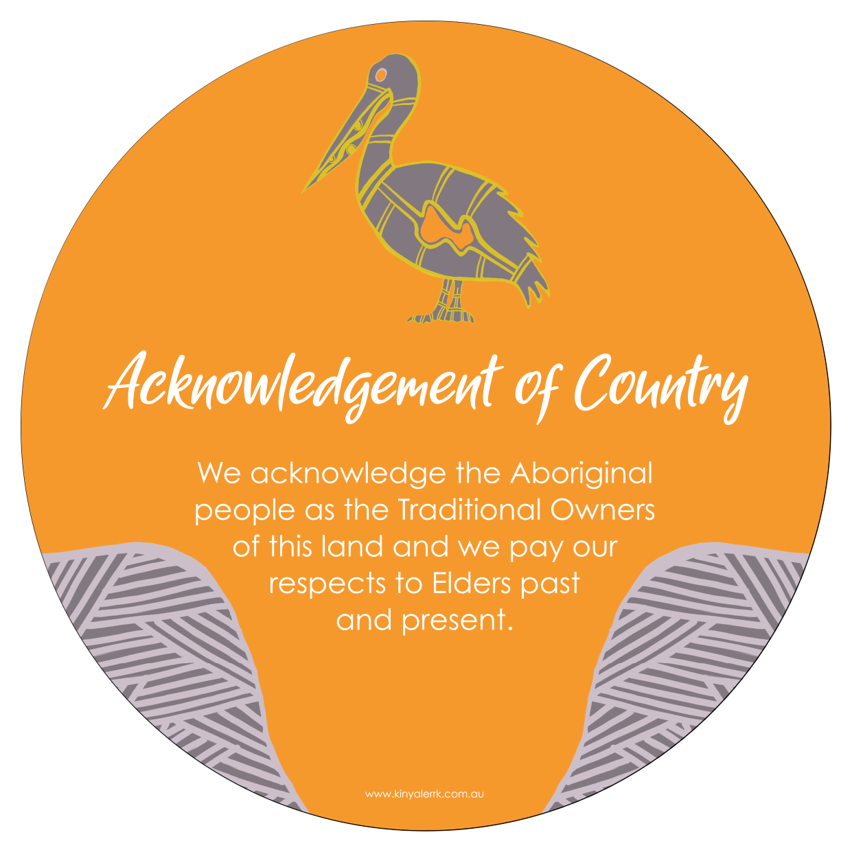 
                  
                    Pelican Acknowledgement of Country Plaque
                  
                