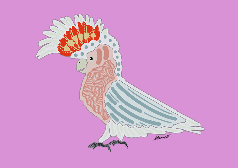 Pink Cockatoo Print