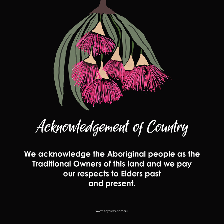 Yellow Gum Acknowledgement of Country Plaque – Kinya Lerrk